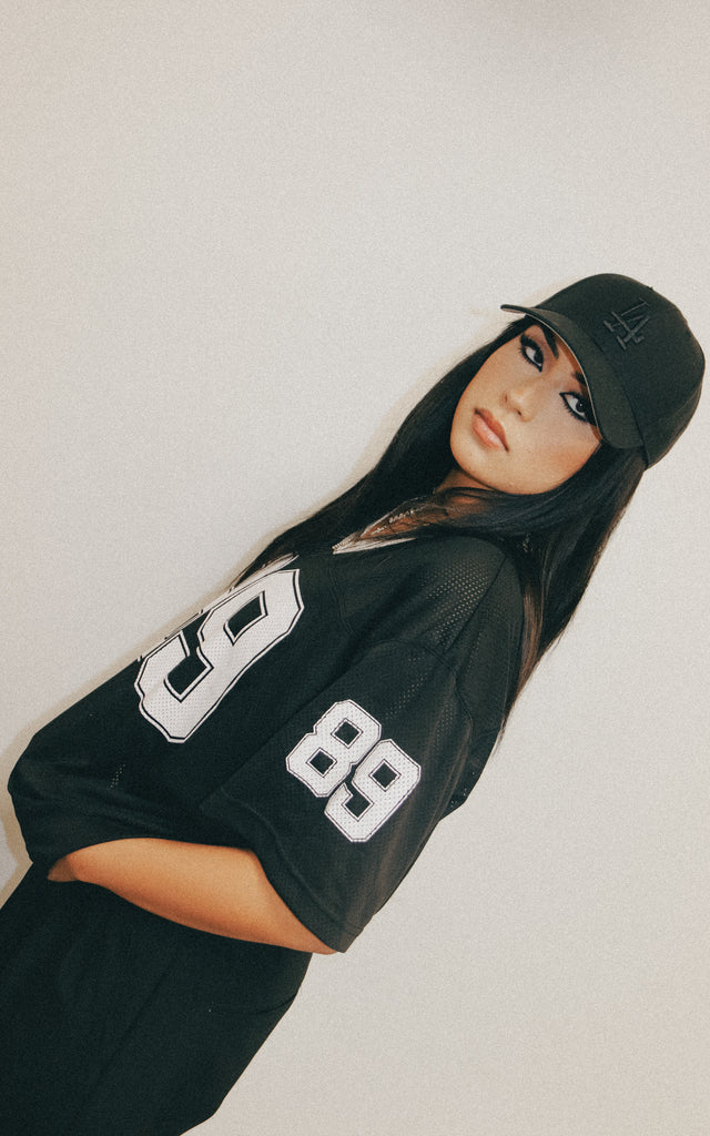 Oversized 89 Jersey Black