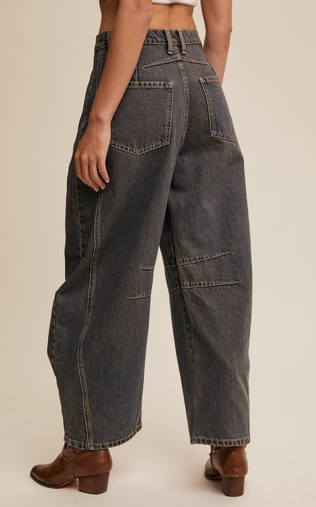 Baggy Barrel Denim Jeans