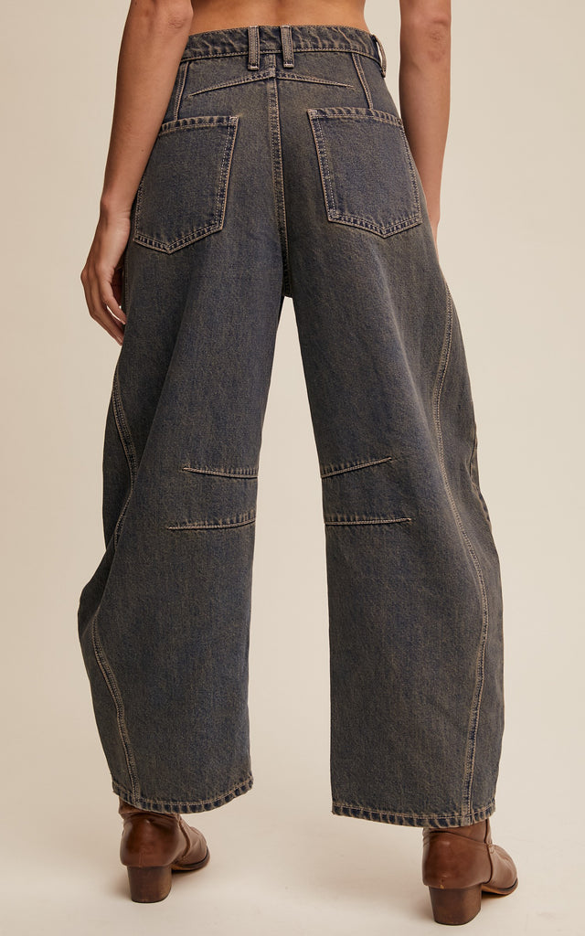 Baggy Barrel Denim Jeans